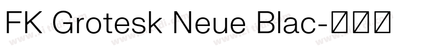 FK Grotesk Neue Blac字体转换 FK Grotesk Neue Blac字体转换